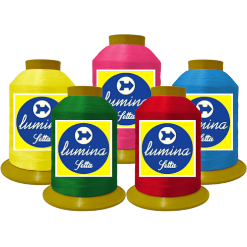 Linha Para Bordar À Máquina Colorida Lumina 120 com 4000 Metros Setta
