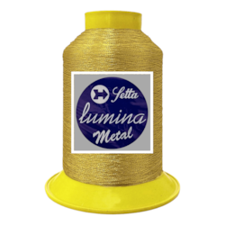 Linha Para Bordar à Máquina Lumina Metalizada 120 c/ 2000 Metros Setta
