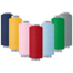 Linha Para Costura Doméstica Retrós 120 Kron 200 jardas Com 10 Unidades Linha Para Costura Doméstica Retrós 120 Kron 200 jardas Com 10 Unidades
