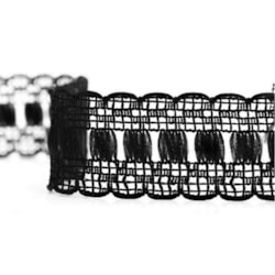 Passa Fita 26mm Ref 6071 Preto 100% Poliéster com 10 Metros São José Passa Fita 26mm Ref 6071 Preto 100% Poliéster com 10 Metros São José