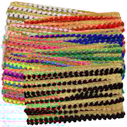 Pompom de Carnaval Metalizado 10mm Com 25 Metros Ouro NYBC Pompom de Carnaval Metalizado 10mm Com 25 Metros Ouro NYBC