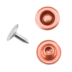 Rebite Eberle Liso 6109/90 Latão Cobre Com 1000 Unidades Rebite Eberle Liso 6109/90 Latão Cobre Com 1000 Unidades