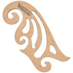 Régua Curva Francesa 16,5cm MDF 1105 Westpress