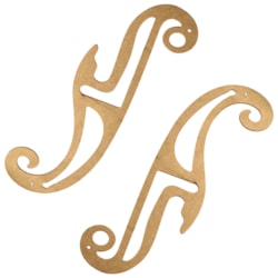 Régua Curva Francesa 42cm X 10cm MDF 0119 Importada