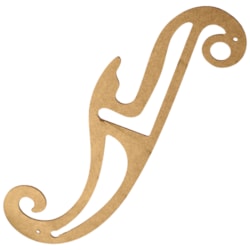 Régua Curva Francesa 42cm X 10cm MDF 0119 Importada