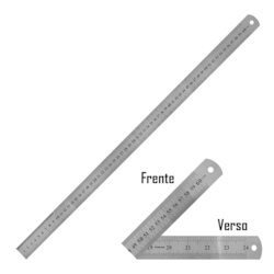 Régua de Aço Inoxidável 60cm NYBC Régua de Aço Inoxidável 60cm NYBC