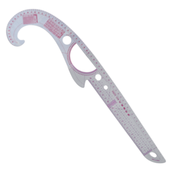 Régua Francesa Curva Para Modelagem 55cm MGC 3250 NYBC