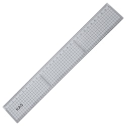 Régua Transparente Flexível 30CM Kasmaq