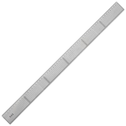 Régua Transparente Flexível 60cm Kasmaq