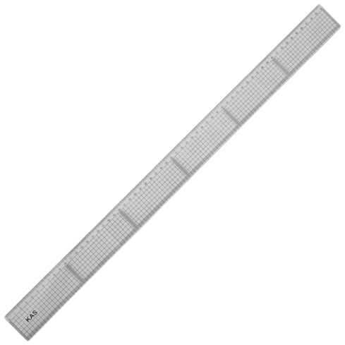 Régua Transparente Flexível 60cm Kasmaq