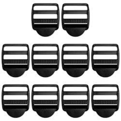 Regulador Plástico Para Mochila 30mm Com 10 unidades Preto Sanding Regulador Plástico Para Mochila 30mm Com 10 unidades Preto Sanding