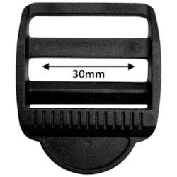 Regulador Plástico Para Mochila 30mm Com 10 unidades Preto Sanding Regulador Plástico Para Mochila 30mm Com 10 unidades Preto Sanding