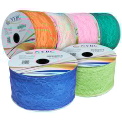 Renda Poliamida 75mm Com 50 Metros R004 NYBC Renda Poliamida 75mm Com 50 Metros R004 NYBC