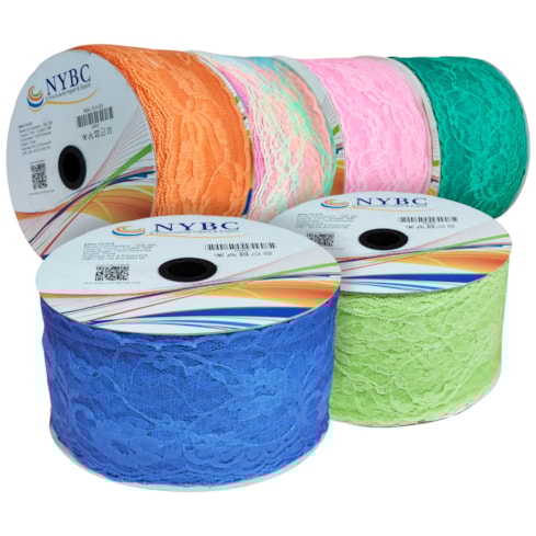 Renda Poliamida 75mm Com 50 Metros R004 NYBC