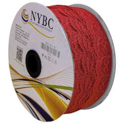 Renda Poliamida R002 20mm com 50 metros NYBC Renda Poliamida R002 20mm com 50 metros NYBC