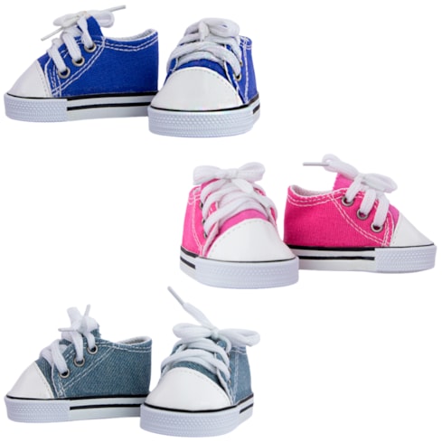 Sapatos Para Amigurumi 7CM 1 Par Círculo