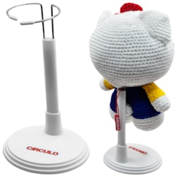 Suporte Para Amigurumi 25cm Pequeno Círculo