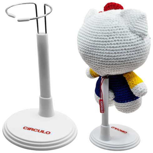 Suporte Para Amigurumi 25cm Pequeno Círculo