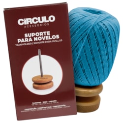 Suporte Para Novelos 9,8 x 18cm Unidade Círculo