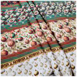 Tecido Barrado Natalino 50cm x 150cm Cor 10 Caldeira