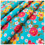 Tecido Chita de Festa Junina 50cm x 150cm Floral Cor 01 Fundo Verde Caldeira