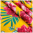 Tecido Chita de Festa Junina 50cm x 150cm Floral Cor 10 Fundo Amarelo Caldeira