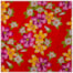 Tecido Chita de Festa Junina 50cm x 150cm Floral Cor 16 Fundo Vermelho Caldeira