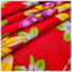Tecido Chita de Festa Junina 50cm x 150cm Floral Cor 16 Fundo Vermelho Caldeira