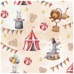 Tecido Circo Tricoline 50cm x 150cm Ref.2749 Círculo Tecido Circo Tricoline 50cm x 150cm Ref.2749 Círculo