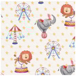 Tecido Circo Tricoline 50cm x 150cm Ref.2754 Círculo Tecido Circo Tricoline 50cm x 150cm Ref.2754 Círculo