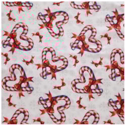 Tecido Natalino Coração 50cm x 150cm Cor 2878 Círculo