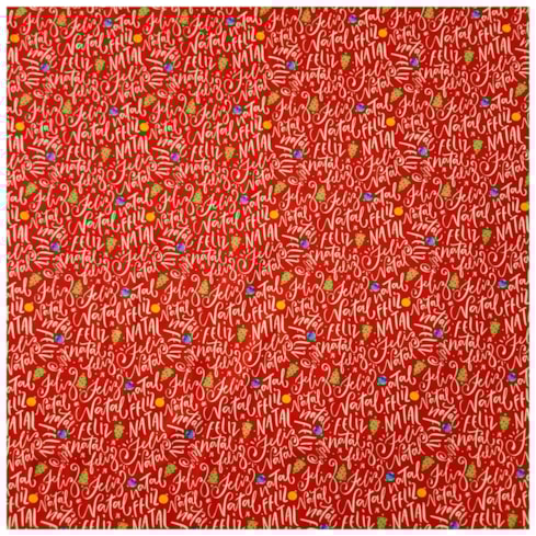 Tecido Natalino Feliz Natal 50cm x 150cm Cor 2893 Círculo