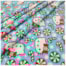 Tecido Natalino Hello Kitty Fundo Azul 50cm x 150cm Cor 2857 Círculo