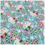 Tecido Natalino Hello Kitty Fundo Azul 50cm x 150cm Cor 2857 Círculo