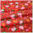 Tecido Natalino Hello Kitty Fundo Vermelho 50cm x 150cm Cor 2856 Círculo