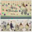 Tecido Natalino Hello Kitty Merry Christmas 50cm x 150cm Cor 2865 Círculo