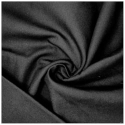 Tecido Tricoline 100cm x 160cm 100% Algodão Preto FQ Tecido Tricoline 100cm x 160cm 100% Algodão Preto FQ