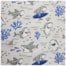 Tecido Tricoline 3D 50cm x 150cm Tubarões Aventureiros Cor 02 Caldeira