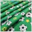 Tecido Tricoline 50cm x 150cm Bola e Estrelas Copa Cor 3030 Círculo