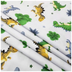 Tecido Tricoline 50cm x 150cm Dinos Caldeira