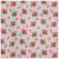 Tecido Tricoline 50cm x 150cm Flores Vermelhas Cor 09 Caldeira