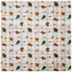 Tecido Tricoline 50cm x 150cm Folhas Cor 03 Caldeira