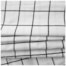 Tecido Tricoline 50cm x 150cm Grid Branco Com Preto Ref 7324 Cor 02 Caldeira