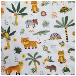 Tecido Tricoline 50cm x 150cm Pantanal Caldeira