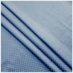 Tecido Tricoline 50cm X 150cm Poá Azul Claro Ref 29402 Cor 03 Caldeira