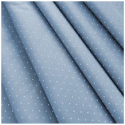 Tecido Tricoline 50cm x 150cm Poá Azul Cor 2975 Círculo