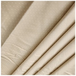 Tecido Tricoline 50cm x 150cm Poá Bege Cor 2961 Círculo
