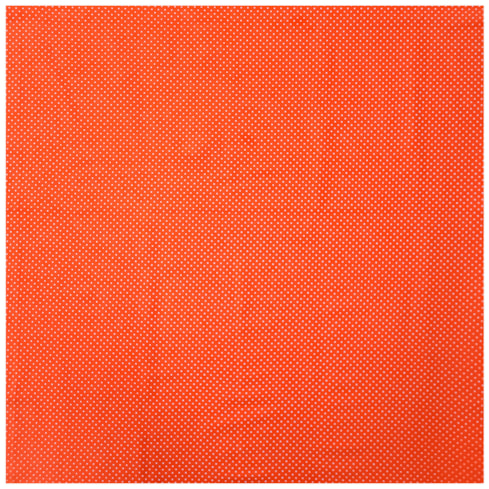 Tecido Tricoline 50cm x 150cm Poá Laranja Ref 29402 Cor 34 Caldeira
