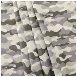 Tecido Tricoline Camuflado 50cm x 150cm Cor 2342 Círculo