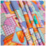 Tecido Tricoline de Festa Junina 50cm x 150cm Corações Cor 2829 Círculo